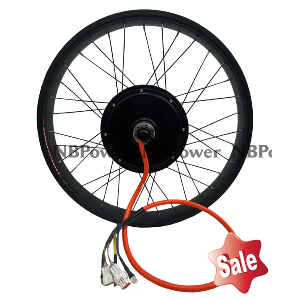 72V 5000W Hub Motor Kit - Roda Traseira de Motor para Bicicleta