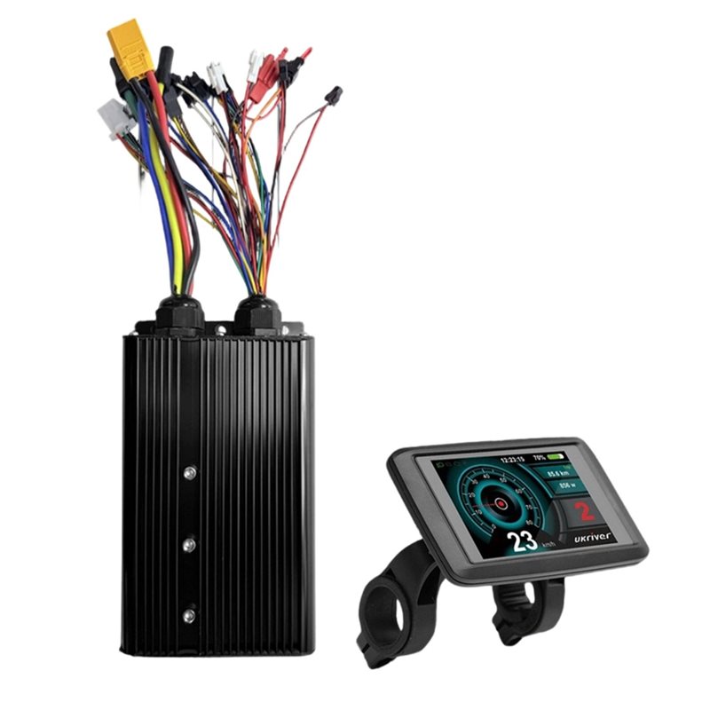 Sine Wave Controller 48V 72V 80A - Medidor com visor LCD HOES-UKC1+ +